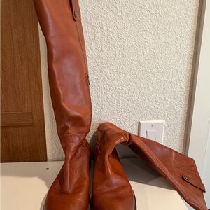 INC International Concepts Tan Leather Boots